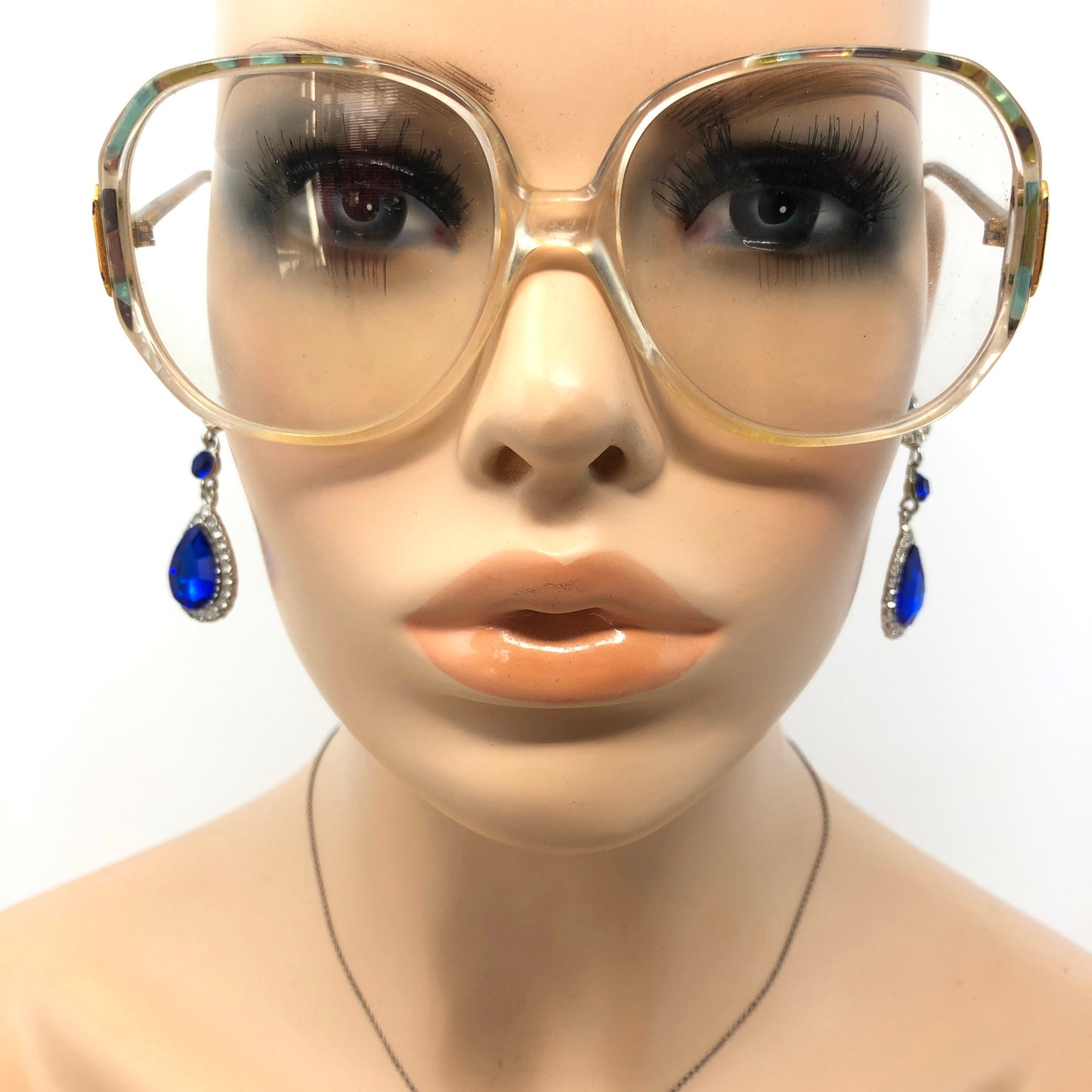 Leonie Clear Flecked Oversize
